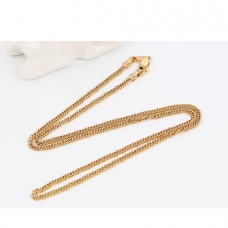 Apzeltīta ķēdīte ar klasisku pinumu